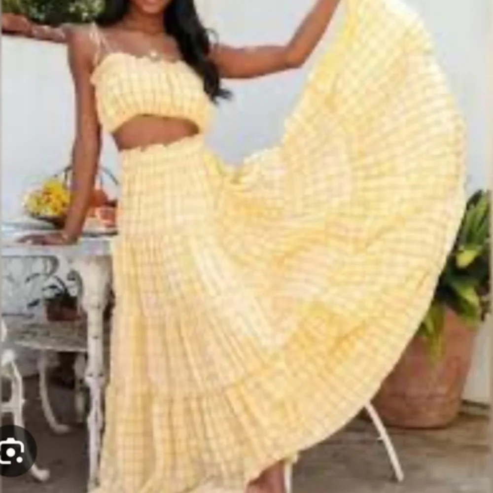 Vici Yellow Two Piece Skirt Set - Picture 9 of 16
